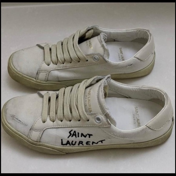 AUTHENTIC SAINT LAURENT SNEAKER SHOES - Picture 3 of 4